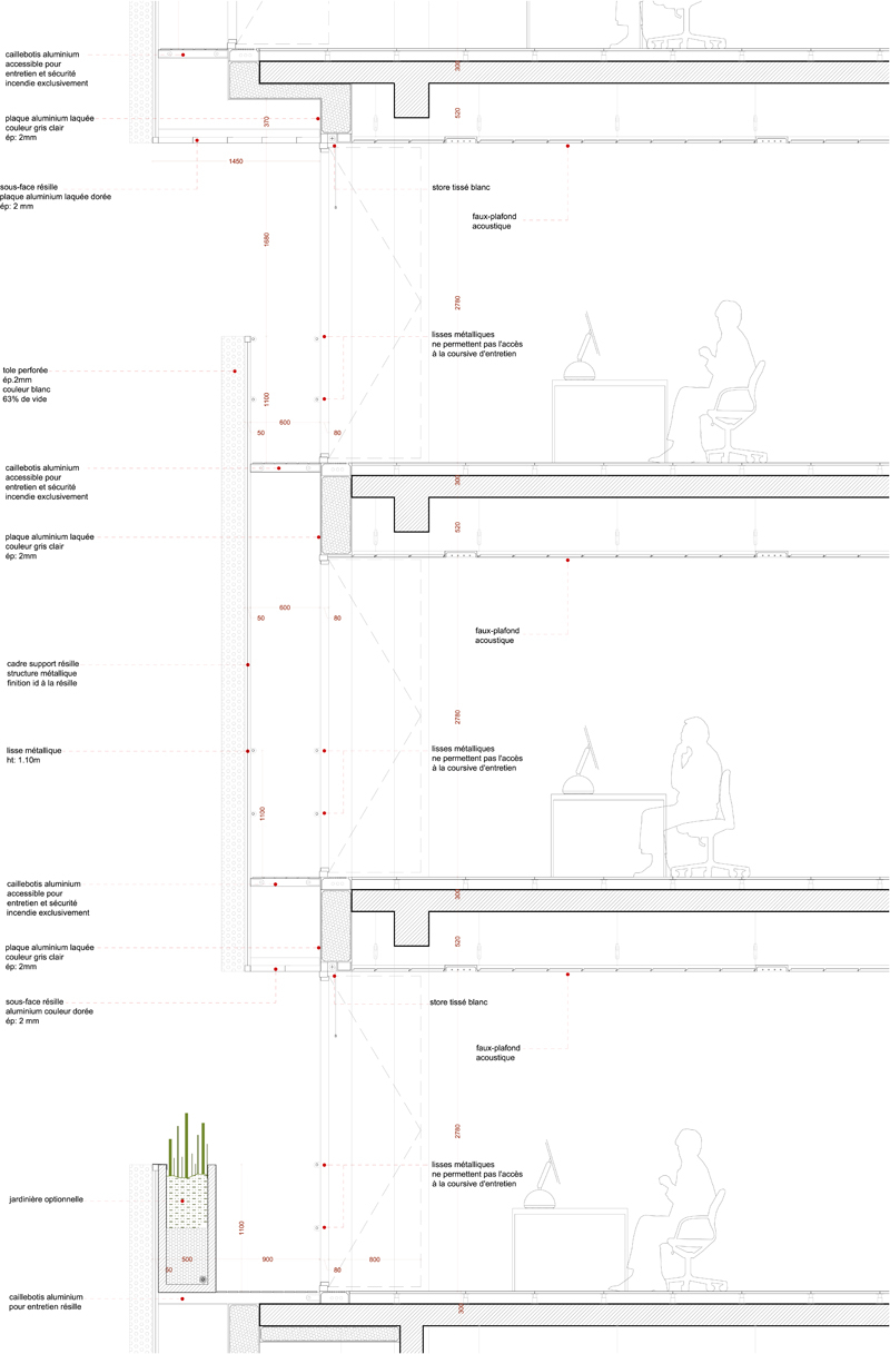 12a coupe detail resille