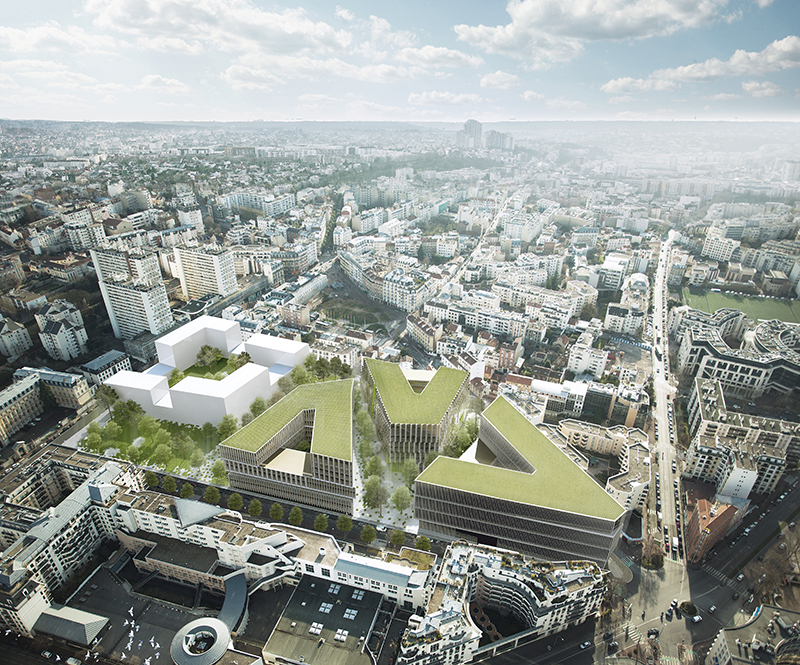 01 Issy Coeur de ville - Vue aérienne