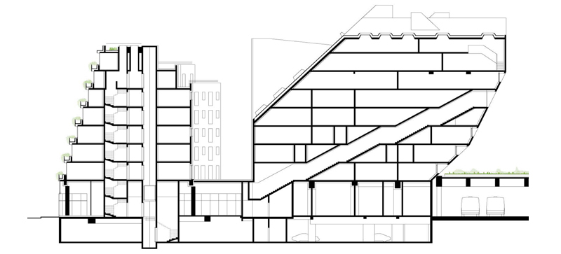 06 Corentin - Coupe bâtiments A et B